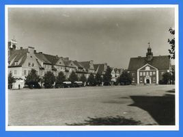 Neidenburg, Stadt, Kreis Neidenburg Neidenburg, Marktplatz mit Rathaus VI Найденбург, рыночная площадь с ратушей, VI