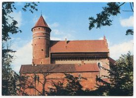 Allenstein, Stadtkreis Allenstein Allenstein, Schloß, Schloßturm mit Wehrgang V Алленштайн, замок, замковая башня с боевым ходом, V