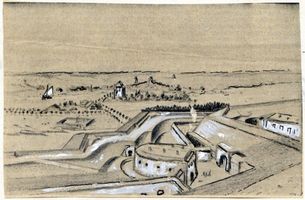 Lötzen, Stadt, Kreis Lötzen Lötzen, Feste Boyen, Teilansicht Лётцен, крепость Бойен, частичный вид