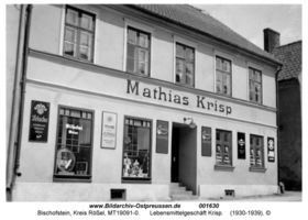 Bischofstein, Kreis Rößel Bartensteiner Straße  