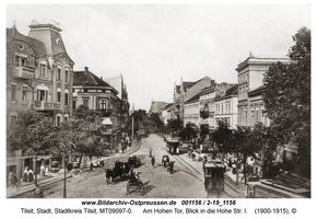 Tilsit, Stadt, Stadtkreis Tilsit Am Hohen Tor