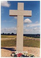 Bartendorf, Kreis Lyck Bartossen, Soldatenfriedhof, Kreuz Бартоссен, солдатское кладбище, крест