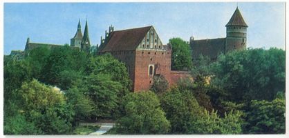 Allenstein, Stadtkreis Allenstein Allenstein - Olsztyn, Schloß XV Алленштайн — Ольштын, замок, XV