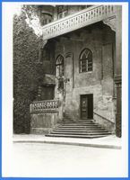 Königsberg (Pr.), Stadtkreis Königsberg Königsberg (Pr.), Schloßhof, Treppenturm mit Kurfürst Friedrich II als Ritter des Schwanenordens Königsberg, Schloß