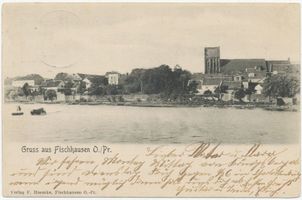 Fischhausen, Stadt, Kreis Samland Fischhausen, Ortsansicht IX Фишхаузен, вид местности IX