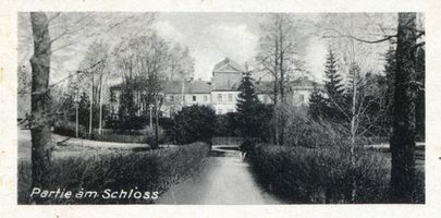 Parnehnen, Kreis Wehlau Parnehnen, Partie am Schloss 