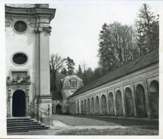 Heiligelinde, Kreis Rastenburg Heiligelinde, Kirche, Innenhof und Kreuzgang V 