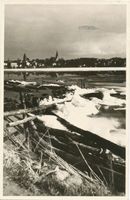 Osterode (Ostpr.), Kreis Osterode Osterode (Ostpr.), Blick auf die Stadt über den Drewenzsee im Winter Остероде (Вост. Пруссия), вид на город через Дрвенцзее зимой