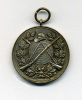 Johannisburg, Kreis Johannisburg Johannisburg, Schützenverein, Medaille, Rückseite Johannisburg (Kreis), nicht verortete Bildmotive