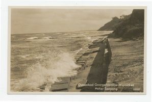 Georgenswalde, Kreis Samland Georgenswalde, Hoher Seegang Георгенсвальде, сильное волнение на море