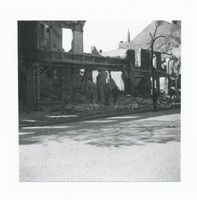 Tilsit, Stadt, Stadtkreis Tilsit Deutsche Straße 58 Tilsit, Deutsche Straße, Spielwarengeschäft Gohl nach der Zerstörung Ostpreußen, Zweiter Weltkrieg und das Ende