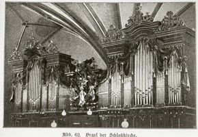 Königsberg (Pr.), Stadtkreis Königsberg Königsberg, Schloßkirche, Blick zur Orgel IV Königsberg, Schloßkirche