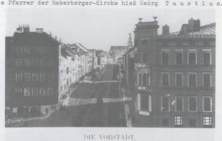 Königsberg (Pr.), Stadtkreis Königsberg Königsberg, Kronenstraße bis zur Haberberger Kirche Königsberg, Haberberger Trinitatiskirche