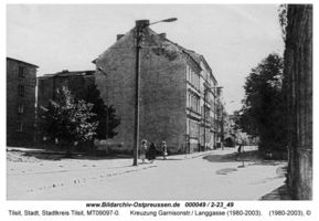 Tilsit, Stadt, Stadtkreis Tilsit Garnisonstraße