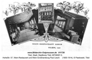 Tilsit, Stadt, Stadtkreis Tilsit Hohe Straße 57