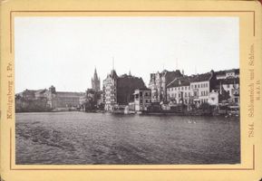 Königsberg (Pr.), Stadtkreis Königsberg Königsberg (Pr.), Schloßteich und Schloß VIII Königsberg, Schloßteich