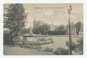 Königsberg (Pr.), Stadtkreis Königsberg Königsberg Partie am Schloßteich Königsberg, Schloßteich
