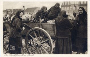 Memel, Stadt, Stadtkreis Memel Memel, Kartoffelmarkt Memel, Marktleben