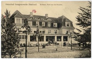 Georgenswalde, Kreis Samland Georgenswalde, Kurhaus, Blick von der Seeseite Георгенсвальде, курортный дом, вид со стороны моря