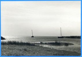 Kinten, Kreis Heydekrug Kinten, Fischerboote auf dem Haff 