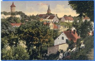 Preußisch Holland, Stadt, Kreis Preußisch Holland Preußisch Holland, Blick auf die Stadt II 