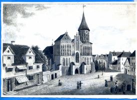 Königsberg (Pr.), Stadtkreis Königsberg Königsberg (Pr.), Dom, Lithographie VI Königsberg, Dom