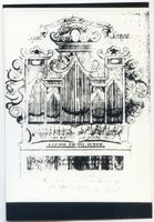 Sorquitten, Kreis Sensburg Sorquitten, Orgel - Zeichnung 