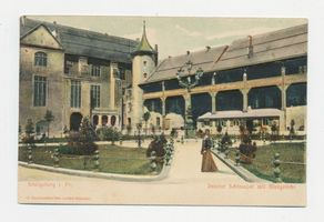 Königsberg (Pr.), Stadtkreis Königsberg Königsberg (Pr.), Innerer Schloßhof mit Blutgericht Königsberg, Weinrestaurant  Blutgericht  im Schloß