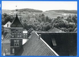 Heilsberg Kr. Heilsberg, Stadt, Kreis Heilsberg Heilsberg Kr. Heilsberg, Blick vom Schloßturm ins Land Heilsberg, Schloß
