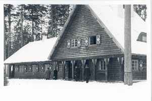 Reichsjägerhof, Kreis Goldap Reichsjägerhof, Winterbild 