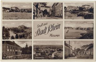 Rhein Kr. Lötzen, Kreis Lötzen Rhein Kr. Lötzen, 8 Ansichten Рейн, Лётценский уезд, 8 видов