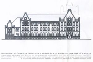 Gumbinnen, Stadt, Kreis Gumbinnen Gumbinnen, Ehem. Friedrichs-Schule, Ansicht von Westen Гумбиннен, бывшая школа Фридриха, вид с запада