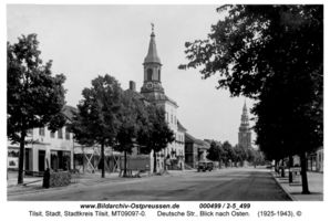 Tilsit, Stadt, Stadtkreis Tilsit Deutsche Straße