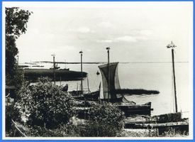 Kurische Nehrung, Kurenkähne am Ufer Kurische Nehrung, Fischerei