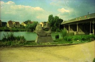 Nikolaiken Kr. Sensburg, Kreis Sensburg Nikolaiken Kr. Sensburg, Brücke mit Stinthengst XI Николаикен, уезд Зенсбург, мост со Штинтхенгстом, XI