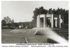 Allenstein, Stadtkreis Allenstein  Allenstein, Abstimmungsdenkmal