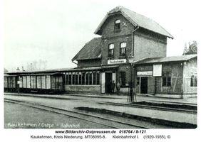 Kuckerneese, Ort, Kreis Elchniederung Bahnhofstraße