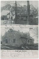 Minten, Kreis Bartenstein Minten, Gasthaus A. Krause und Haus 