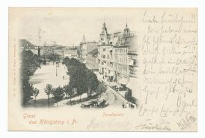 Königsberg (Pr.), Stadtkreis Königsberg Paradeplatz Königsberg, Paradeplatz, XVIII Königsberg, Paradeplatz und Königsgarten