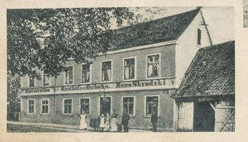 Gerdauen, Stadt und Bahnstation, Kreis Gerdauen Gerdauen, Gasthof zur Ostbahn 