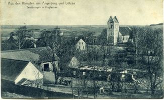 Kruglanken, Kreis Angerburg Kruglanken, Kriegszerstörungen 