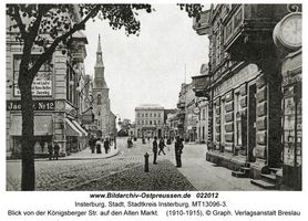 Insterburg, Stadt, Stadtkreis Insterburg Alter Markt
