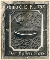 Königsberg (Pr.), Stadtkreis Königsberg Königsberg (Pr.), Speichermarke  Der Kasten Noa  II Königsberg, Speicherviertel am Hundegatt (Lastadie)