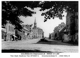 Tilsit, Stadt, Stadtkreis Tilsit Schenkendorfplatz  Tilsit, Schenkendorfplatz