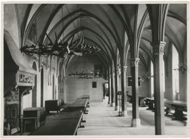 Marienburg, Westpr., Kreis Marienburg Marienburg i. Westpr., Hochschloß, Konvents-Remter, Speisesaal IV Marienburg, Schloß, Innenräume