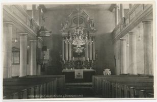 Willenberg Kr. Ortelsburg, Stadt, Kreis Ortelsburg Willenberg, Innenansicht der ev. Kirche II 