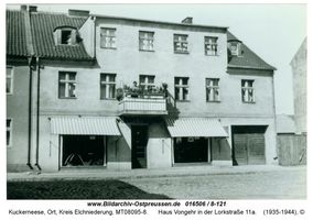 Kuckerneese, Ort, Kreis Elchniederung Lorkstraße