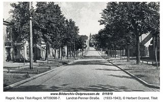 Ragnit, Kreis Tilsit-Ragnit Landrat-Penner-Straße  