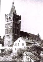 Friedland (Ostpr.), Kreis Bartenstein Friedland, Kirche IX mit Ordensfahne Фридланд, церковь с орденским знаменем, IX
