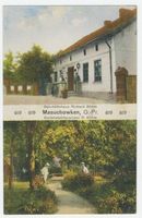 Rodental (Ostpr.), Kreis Lötzen Masuchowken, Geschäftshaus, Gartenetablissement 